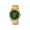Montre CASIO homme bracelet acier inoxydable doré jaune