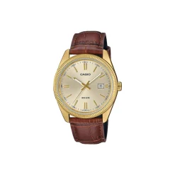 Montre CASIO homme bracelet cuir marron