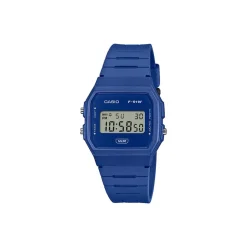 Montre CASIO homme bracelet resine bleu fonce