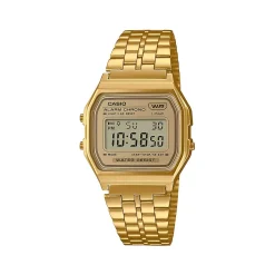 Montre Casio mixte résine doré bracelet acier doré