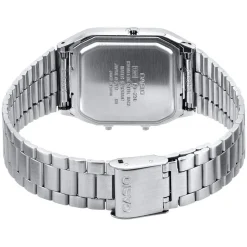 Montre CASIO vintage edgy homme bracelet acier