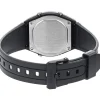 Montre CASIO VINTAGE homme bracelet résine noir