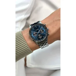 Montre CLUSE Anthéor Multifunction homme cadran multicolore bracelet acier
