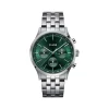 Montre CLUSE Anthéor Multifunction homme cadran vert bracelet acier