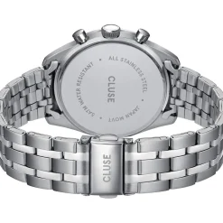 Montre CLUSE ARAVIS Homme cadran bleu bracelet acier inoxydable gris clair