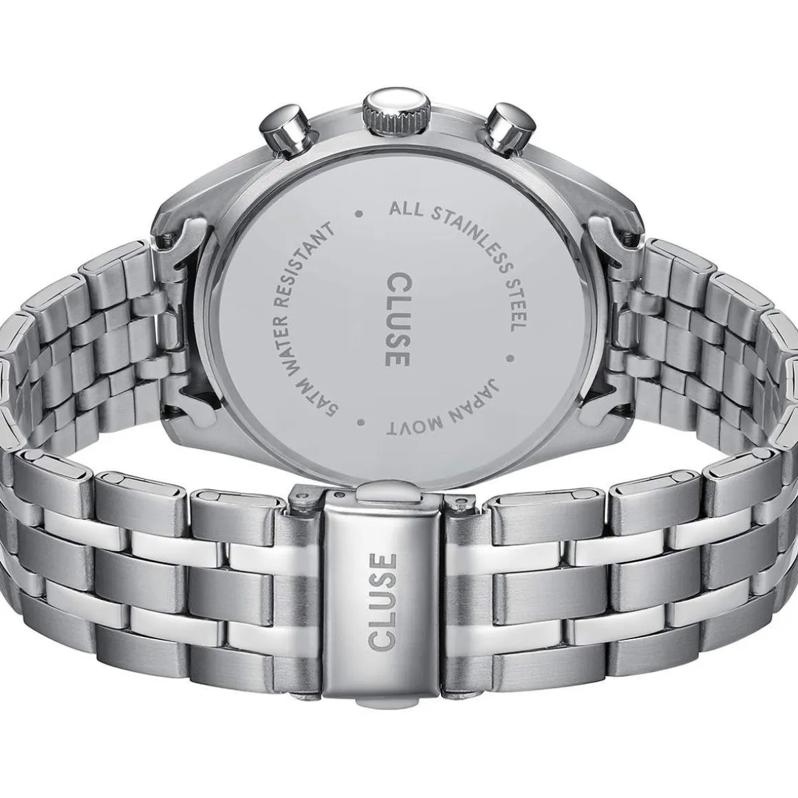 Montre CLUSE ARAVIS Homme cadran bleu bracelet acier inoxydable gris clair
