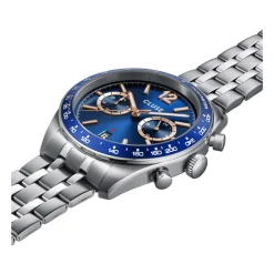 Montre CLUSE ARAVIS Homme cadran bleu bracelet acier inoxydable gris clair