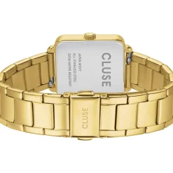 Montre CLUSE BLACK FRIDAY 25 Femme cadran blanc bracelet acier inoxydable doré