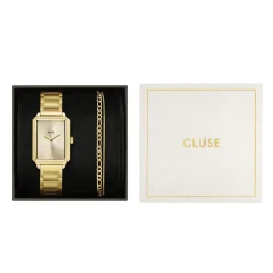 Montre CLUSE BLACK FRIDAY 25 Femme cadran doré bracelet acier inoxydable doré