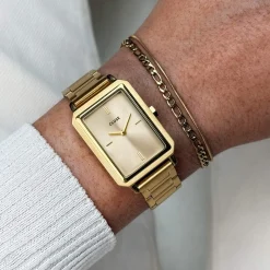 Montre CLUSE BLACK FRIDAY 25 Femme cadran doré bracelet acier inoxydable doré