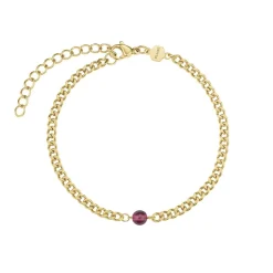 Montre CLUSE FESTIVE 25 Femme cadran rouge bracelet acier inoxydable doré