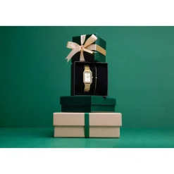 Montre CLUSE FESTIVE 25 Femme cadran blanc bracelet acier inoxydable doré