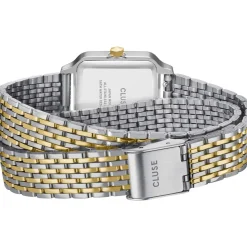 Montre CLUSE Gracieuse Petite femme cadran blanc bracelet acier bicolore
