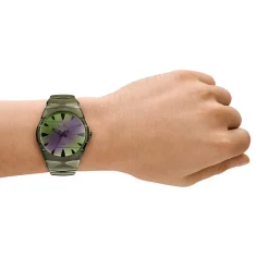 Montre DIESEL d-sruptor homme bracelet acier inoxydable vert