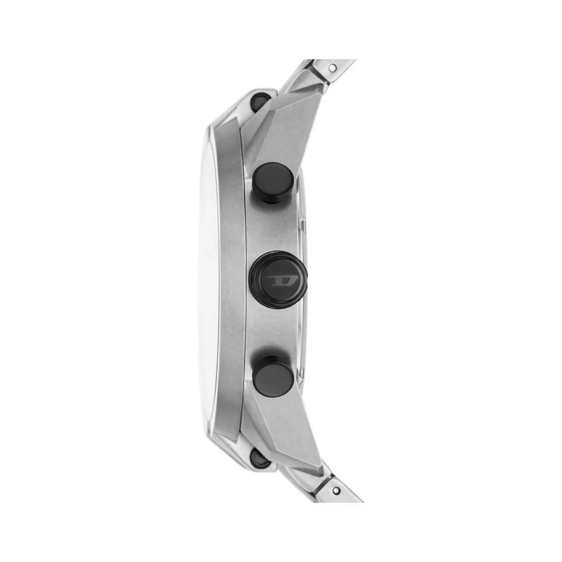 Montre DIESEL homme bracelet acier bicolore noir