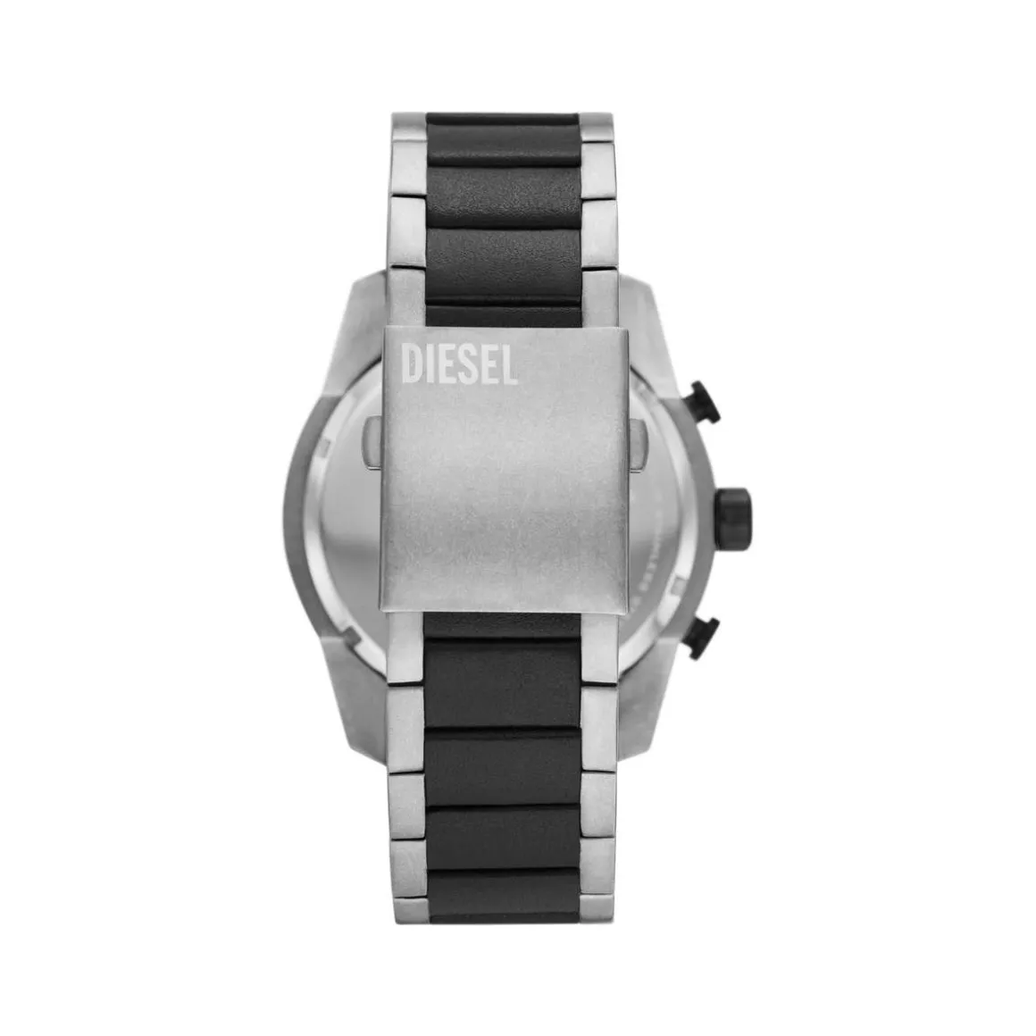 Montre DIESEL homme bracelet acier bicolore noir