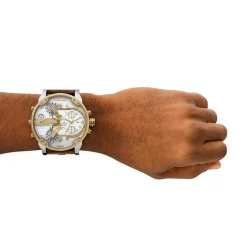 Montre DIESEL mr. daddy 2.0 homme bracelet cuir marron