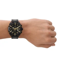 Montre DIESEL spiked homme bracelet acier inoxydable noir