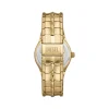Montre DIESEL vert homme bracelet acier inoxydable doré