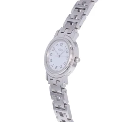 Montre d'occasion HERMES Clipper femme quartz bracelet acier