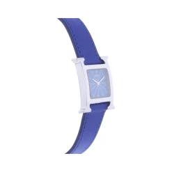 Montre d'occasion HERMES Heure H femme quartz bracelet cuir cresus