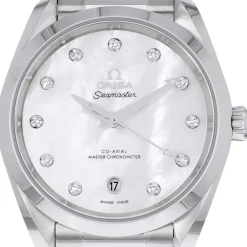 Montre d'occasion Omega Seamaster femme automatique acier