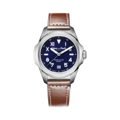 Montre EDEN PARK Sport homme bracelet cuir marron