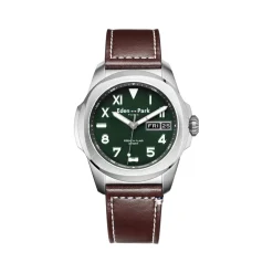 Montre EDEN PARK Sport homme bracelet cuir brun