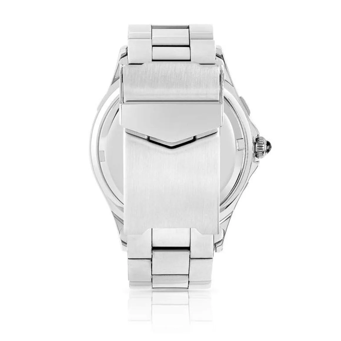Montre femme strass bracelet acier