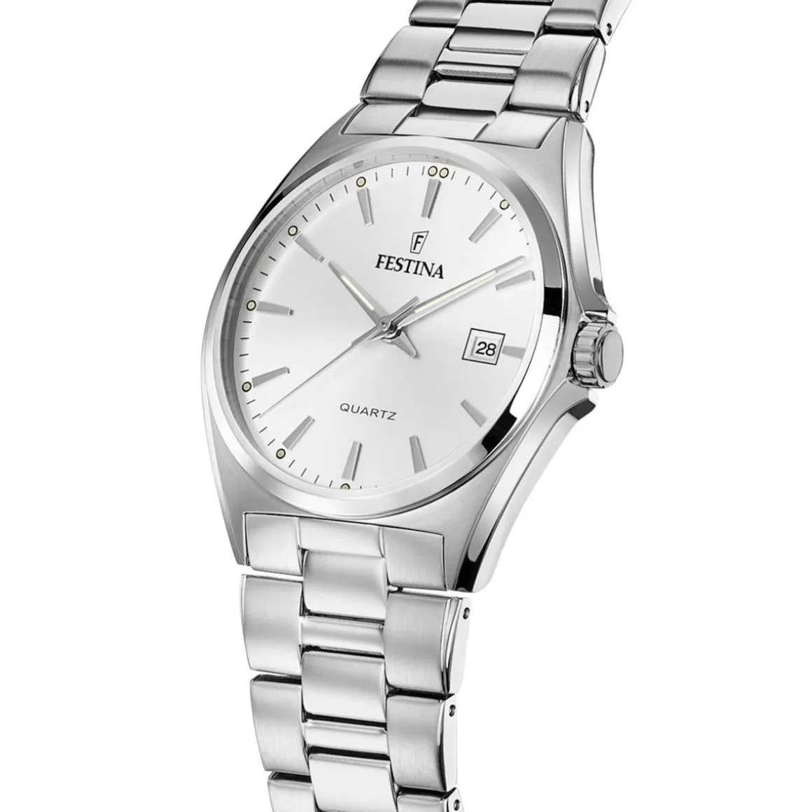 Montre FESTINA acier Classique homme bracelet acier gris
