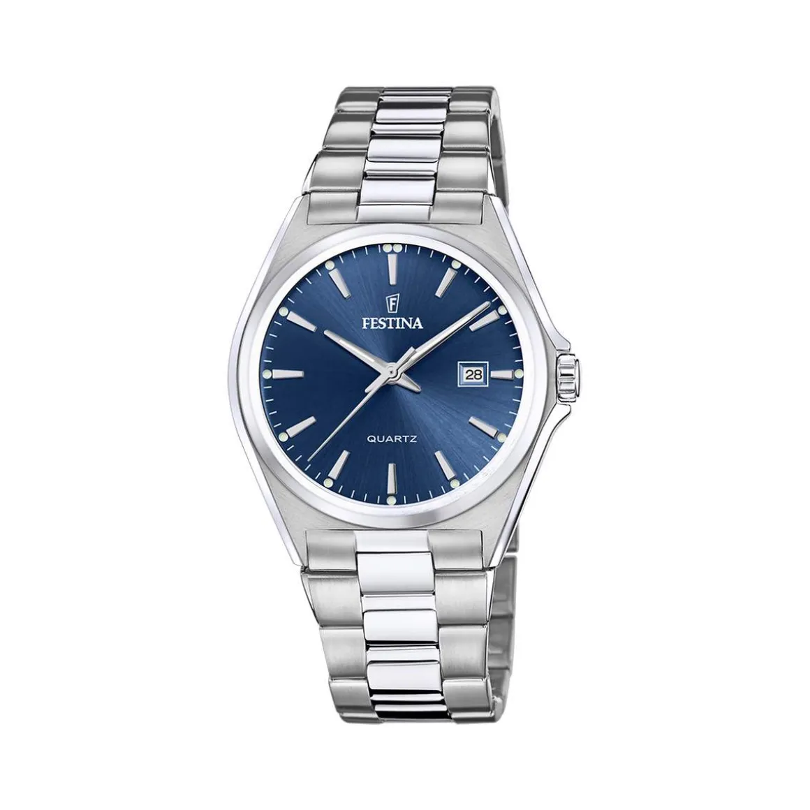 Montre FESTINA acier Classique homme bracelet acier gris