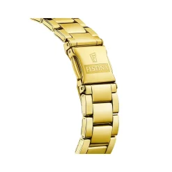 Montre FESTINA Boyfriend femme bracelet acier doré jaune