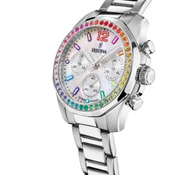 Montre FESTINA Boyfriend femme bracelet acier gris