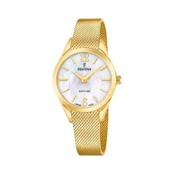 Montre FESTINA FESTINA swiss made femme bracelet acier inoxydable doré