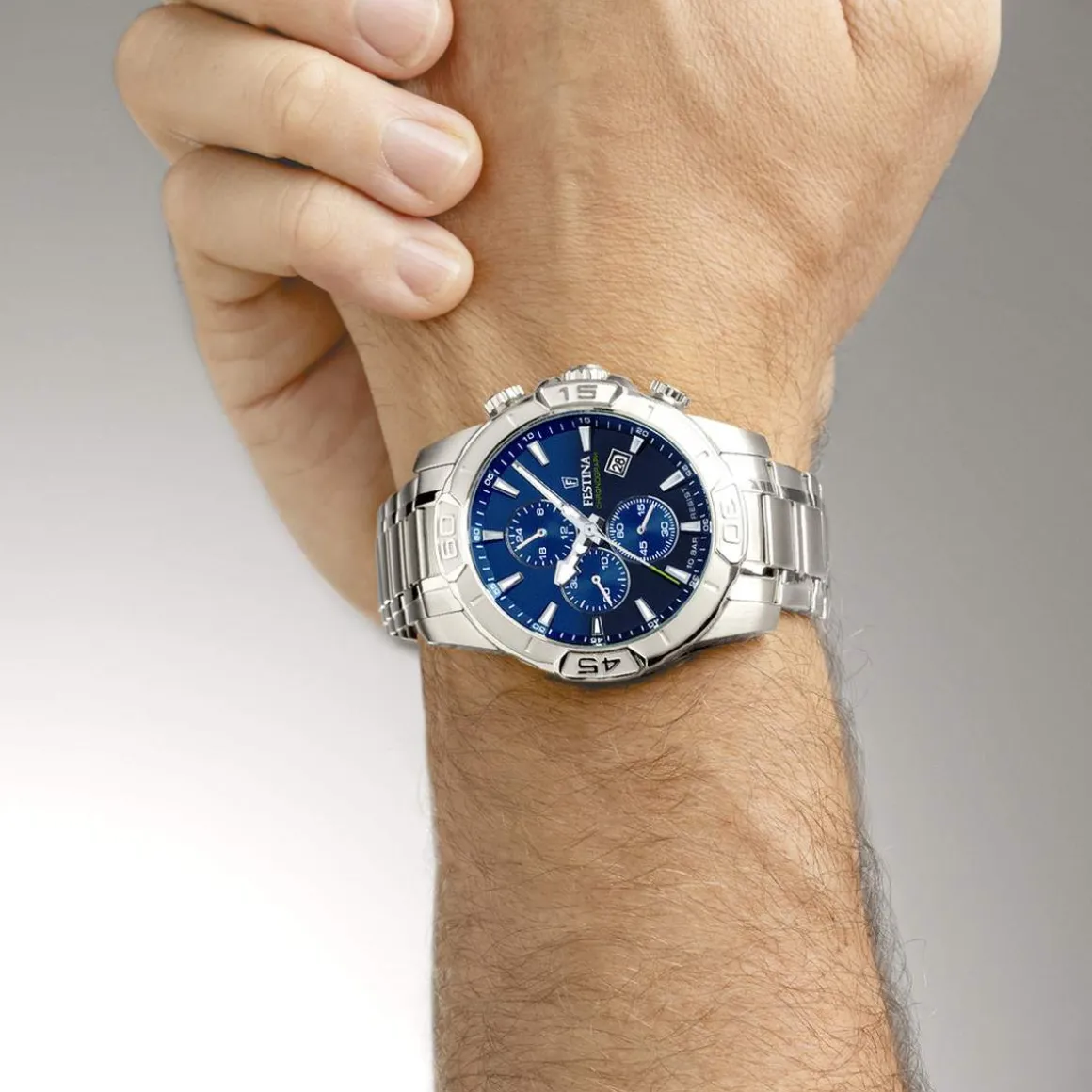 Montre FESTINA homme bracelet acier inoxydable