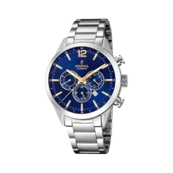 Montre Festina homme chronographe acier