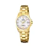 Montre FESTINA swiss made femme bracelet acier inoxydable doré