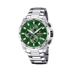 Montre FESTINA timeless chronograph homme chronographe, bracelet acier