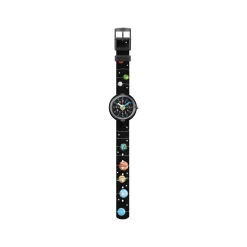 Montre Flik Flak enfant noir matériaux biosourcés