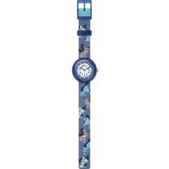 Montre flik flak friends fur-ever enfant bracelet pet recycle bleu