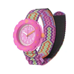 Montre FLIK FLAK loop it! enfant bracelet pet recycle rose