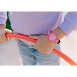 Montre FLIK FLAK loop it! enfant bracelet pet recycle rose