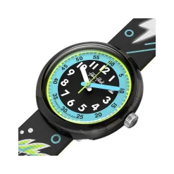 Montre FLIK FLAK MYSTIC DRAGON enfant bracelet pet recycle noir