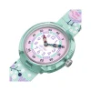 Montre FLIK FLAK pattern paradise enfant bracelet pet recycle vert