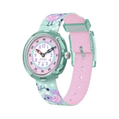 Montre FLIK FLAK pattern paradise enfant bracelet pet recycle vert