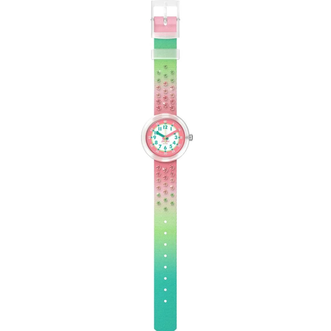 Montre FLIK FLAK pattern paradise enfant bracelet pet recycle rose