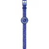 Montre FLIK FLAK pattern paradise enfant bracelet pet recycle bleu
