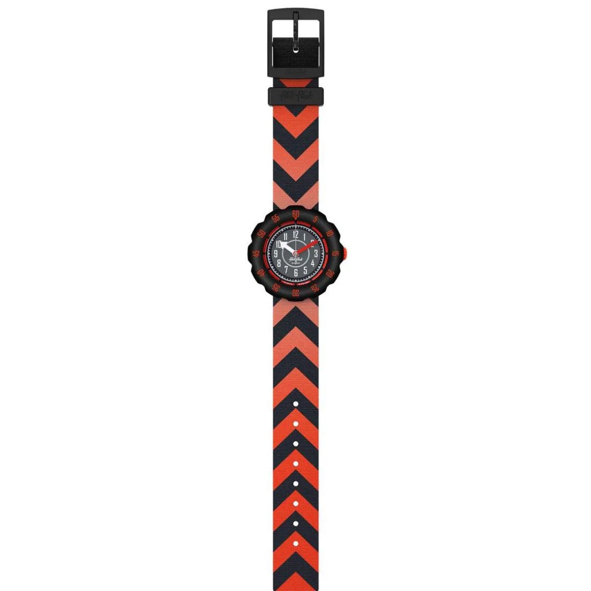 Montre FLIK FLAK pattern paradise enfant bracelet pet recycle noir