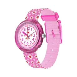 Montre FLIK FLAK pattern paradise enfant bracelet pet recycle rose