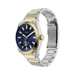Montre FOSSIL automatic homme automatique, bracelet acier inoxydable bicolore jaune